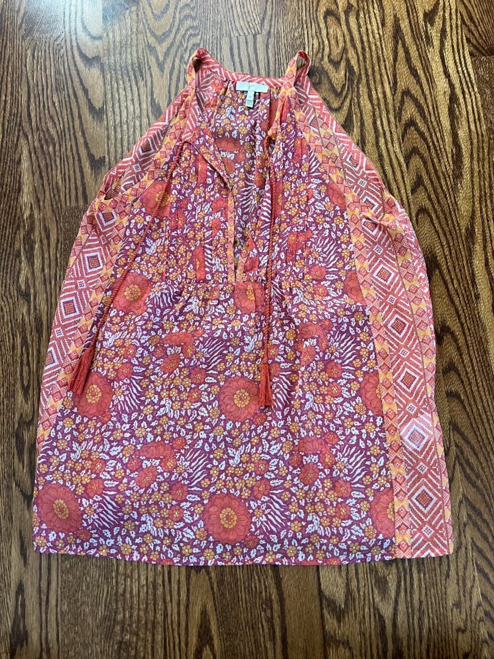 Joie Shara Silk Tank EUC boho XS